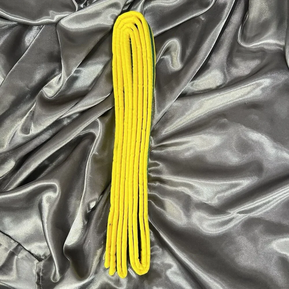 Best Sang Moosa Tae Kwon Do Martial Arts Belt Size 4 Yellow Green‎ Stripe Belt